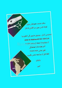 مهران - امیر اصلاح موی سر آقایان و بانوان